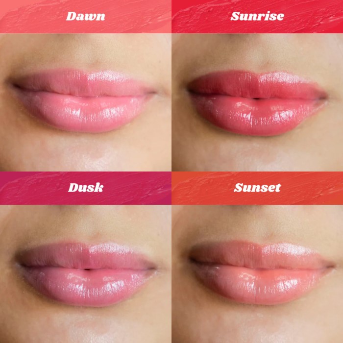 Balzam za usne Set 4 kom Tinted Glow - 810079387595 - Ecobeauty