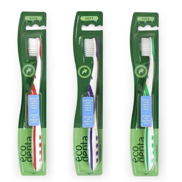 Ecodenta Green Line ultra mekana cetkica za zube sa tankim vlaknima | Ecobeauty 