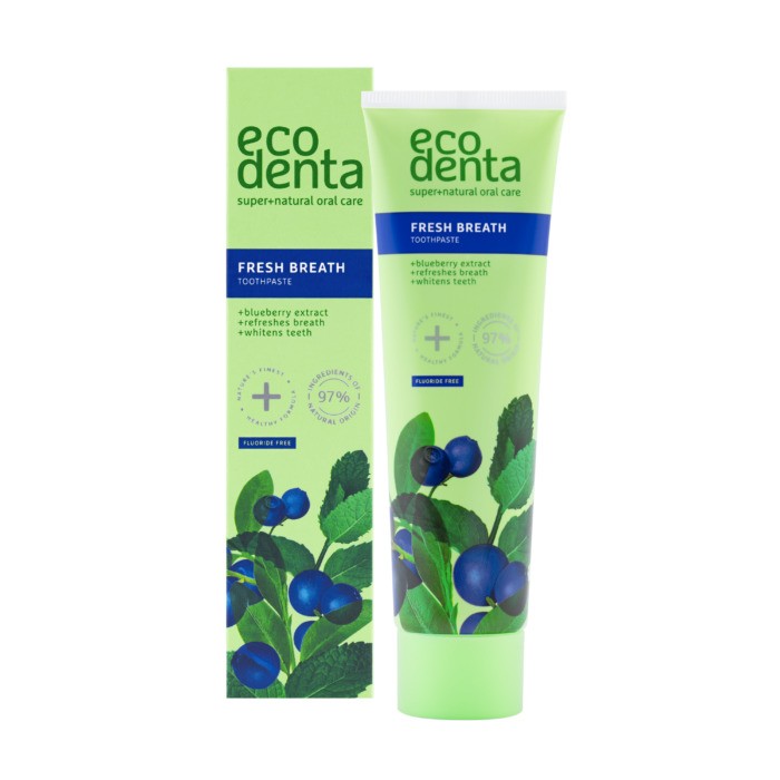 Pasta za zube sa borovnicom svež dah Green line100ml Ecobeauty Ecodenta  4770001007303 